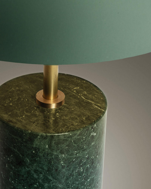 Videl table lamp in metal and marble