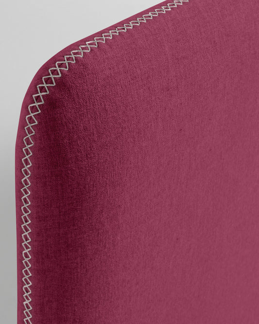 Dyla bed, 160x202 cm burgundy