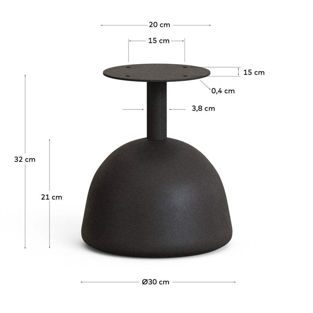 사라 소파테이블 다리(블랙) Ø28xH32cm