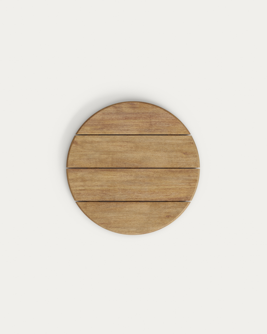 Saura round table top made of acacia wood in a natural finish, Ø55 cm FSC 100%