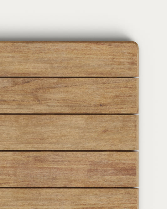 Saura square table top made of acacia wood in a natural finish, 70 x 70 cm FSC 100%