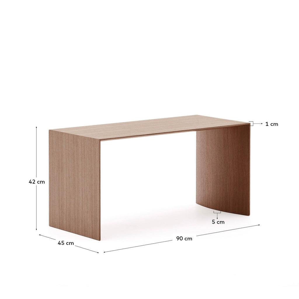 리토 소파테이블 (월넛) FSC Mix Credit, 90 x 45 cm
