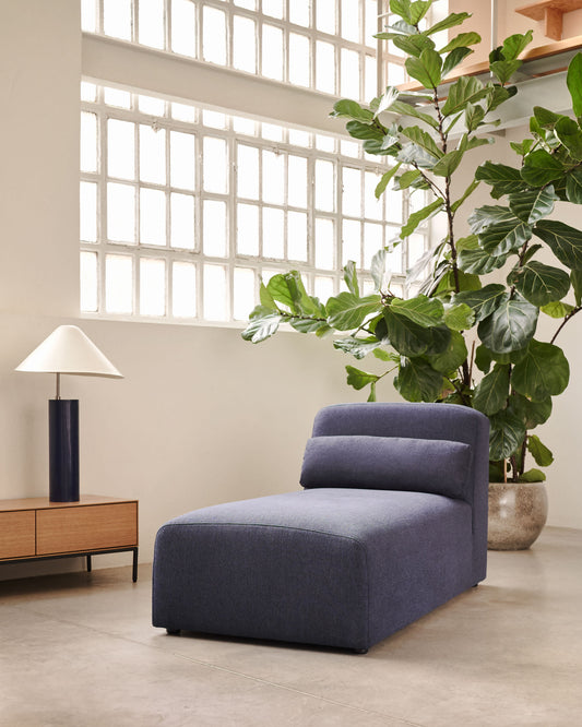 Neom chaise module in blue, 152 x 75 cm FSC Mix Credit