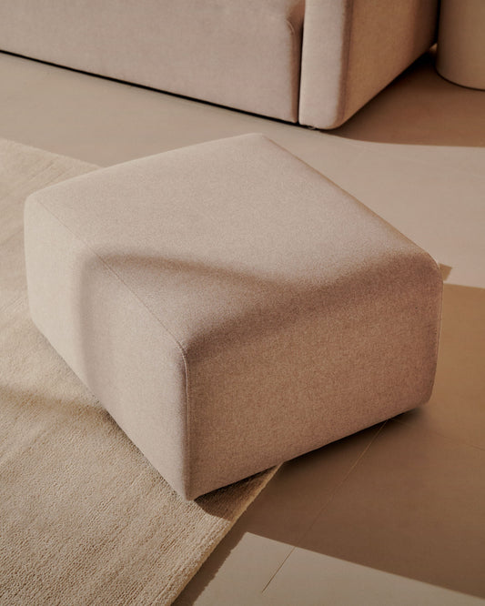 니옴 모듈소파 풋레스트 오토만 스툴 75X64cm (베이지) FSC Mix Credit