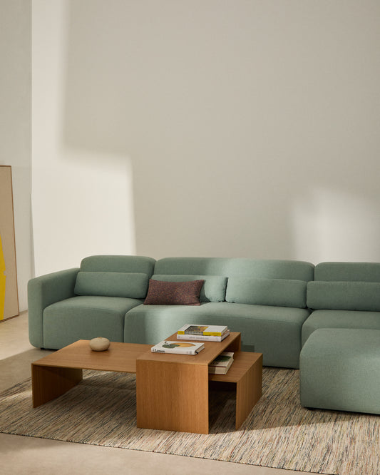 Litto oak veneer coffee table, 90 x 45 cm
