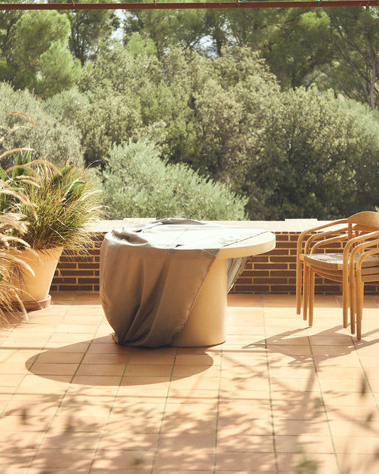 Iria protective cover for round outdoor tables max. 130 x 130 cm