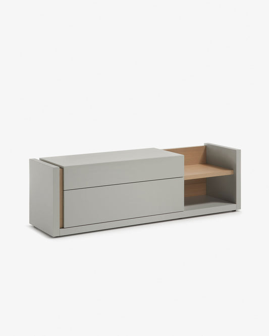 DE Tv cabinet, 170 cm grey