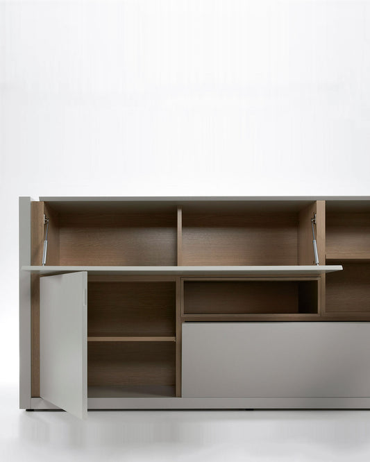 DE sideboard, 197 cm grey