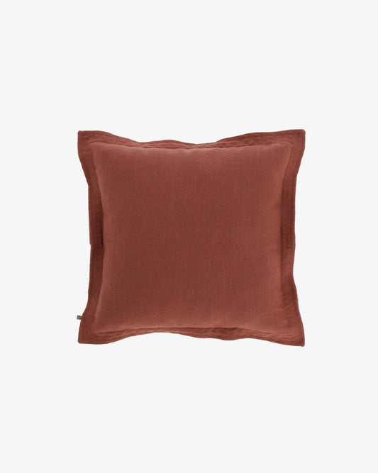 Maelina cushion cover in maroon, 45 x 45 cm