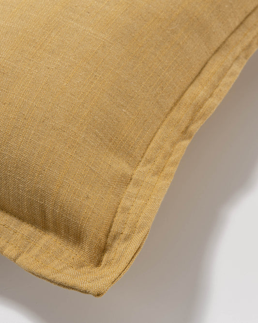 Maelina cushion cover in mustard, 45 x 45 cm