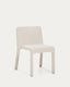 Loria beige chenille stackable chair FSC 100%