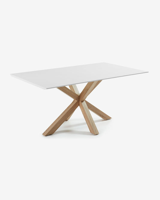 New Argo table 160x90, Steel in Sonoma Lacquered white