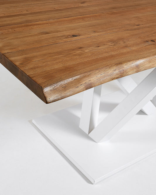 Nyc table 180x100, epoxy white antique oak