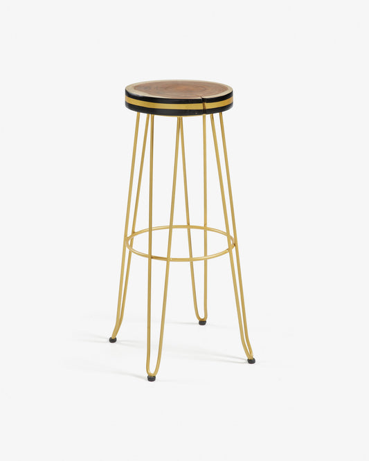 Golden Faye barstool height 74 cm