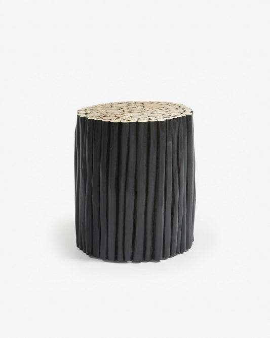 Black Filip side table Ø 35 cm