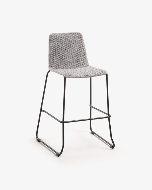 Spotted grey Brianne barstool height 74 cm