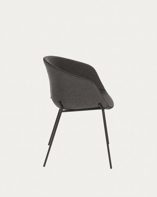 Dark grey Yvette armchair