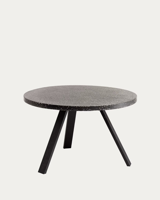 Shanelle black table Ø 120 cm