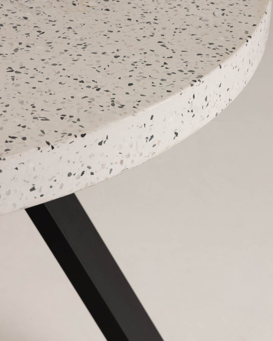 Shanelle white table Ø 120 cm