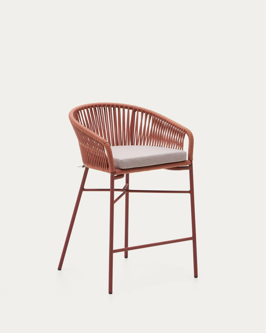 야네트 아웃도어 로프 바체어(테라코타) SH65cm