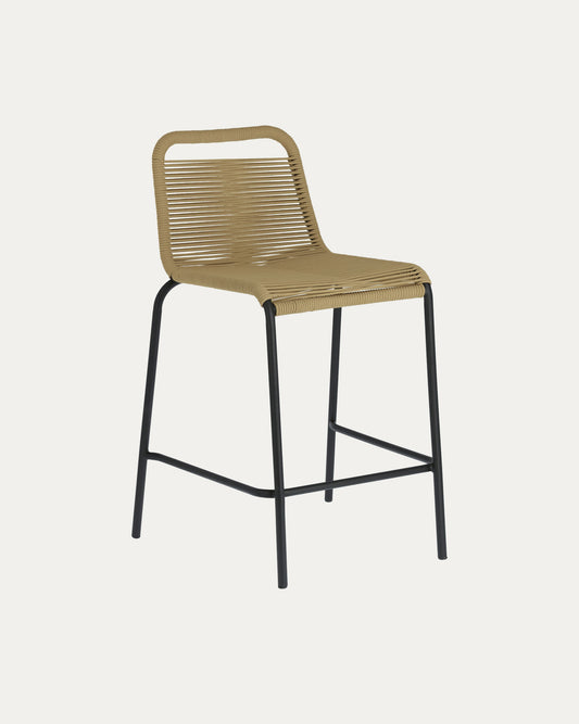 램톤 아웃도어 핸드메이드 로프 바체어(브라운) SH62cm