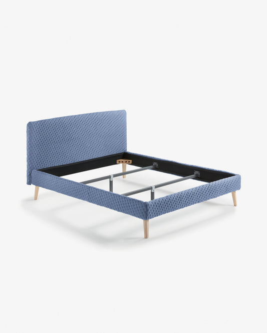 딜라 스페인 직수입 커버분리형 패브릭 침대프레임(몽셀그레이) 킹사이즈 170x202cm