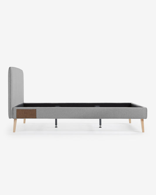 Dyla bed, 150x200 cm grey