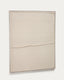 마하 화이트 린넨 수평선 벽장식 82x102cm