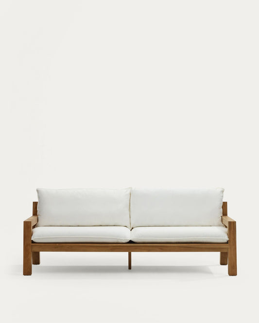 Forcanera 3 seater solid teak sofa, 211 cm