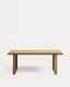 Canadell 100% outdoor solid recycled teak table, 180 x 90 cm