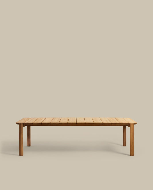 Icaro table made from solid teak wood, 280 x 112 cm, FSC 100%