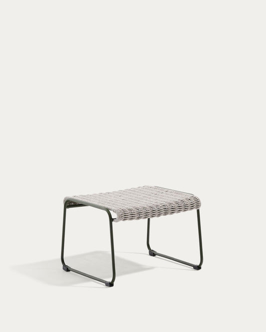 마리나 아연도금 로프 코드 풋레스트 스툴 (베이지)