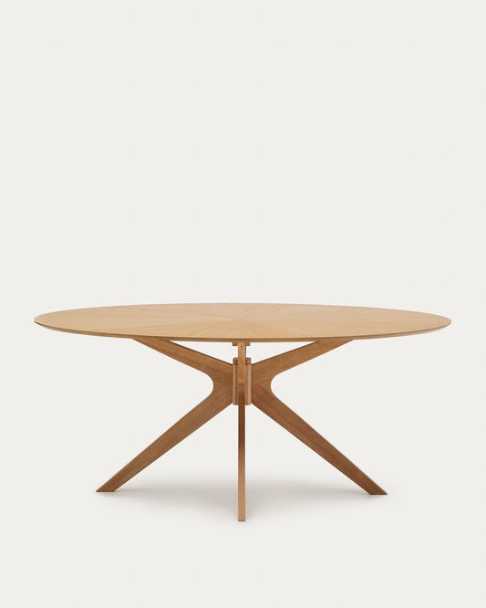 Naanim table in oak veneer, 180 x 110 cm