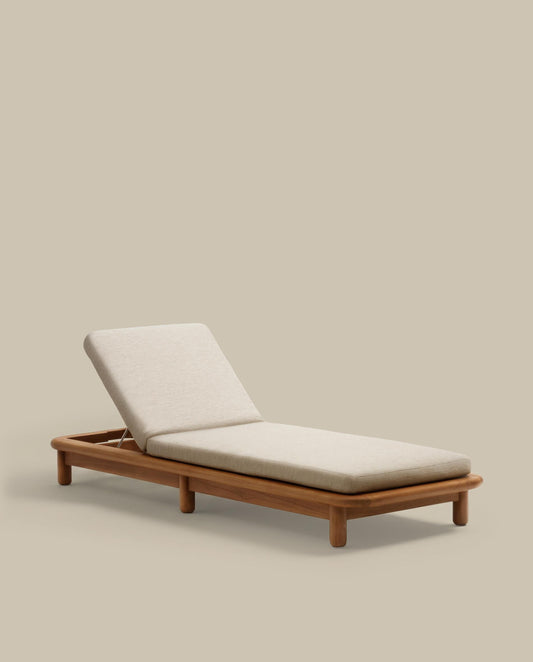 Turqueta sun lounger made from solid teak wood FSC 100%