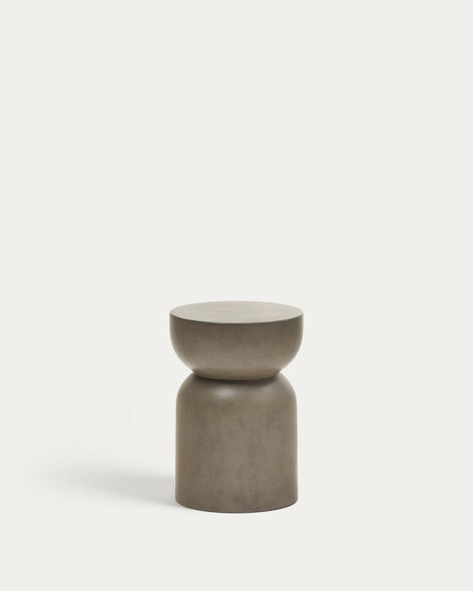 Garbet round cement side table, Ø 32 cm