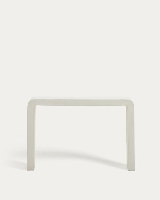 구아블라 화이트 시멘트 콘솔 테이블 120x80cm