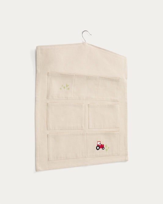 100% cotton hanging organiser for the Pecky wardrobe, 40 x 55 cm