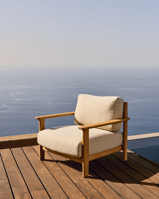 티란트 아웃도어 티크나무 암체어 100%FSC