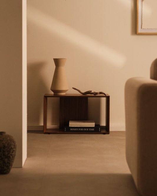 리토 월넛 모듈형 선반 기본모듈(M) 67 x 38 cm