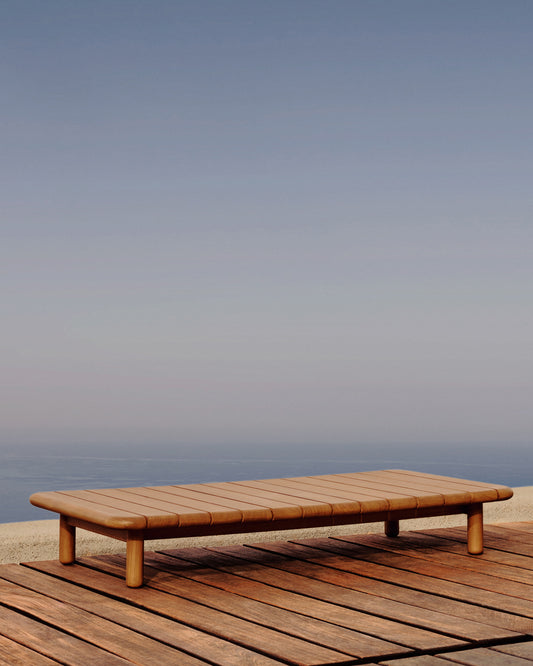 투르케타 아웃도어 FSC 100% 티크나무 소파 테이블 140x70cm 