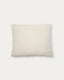 Martina ecru chenille cushion 60 x 52cm