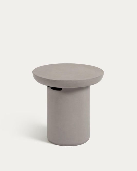 Taimi concrete round outdoor side table Ø 50 cm