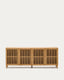 Beyla 4-door sideboard in solid ash wood and oak veneer 180 x 71.5 cm FSC 100%
