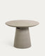 Itai outdoor round cement table, Ø 120 cm