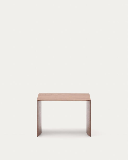 Litto walnut veneer FSC Mix Credit side table, 55 x 40 cm