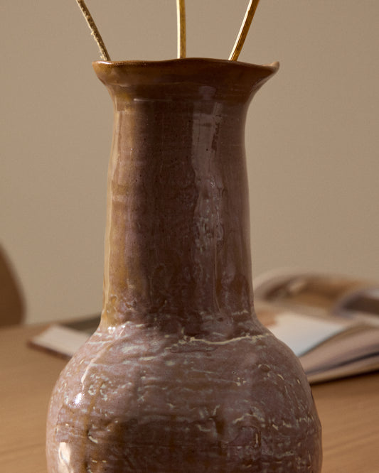 올라리스 다색 세라믹 꽃병 15.3cm
