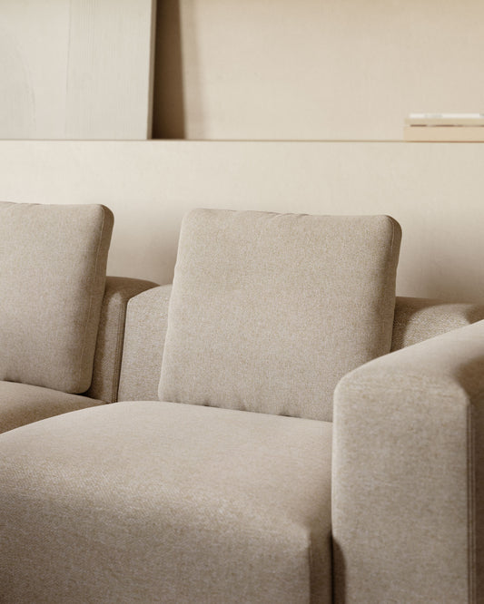 블럭 스페인 직수입 이지클린 베이지 쿠션 50x60cm (솜포함)