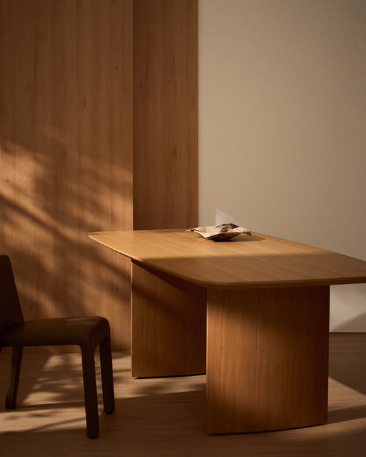 리토 오크 베니어 테이블 200 x 100 cm