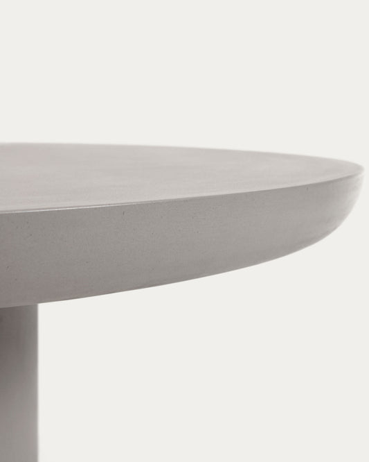 Taimi round concrete outdoor table Ø 110 cm