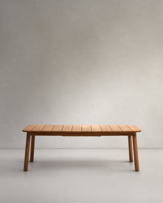 Turqueta extendable table made from solid teak wood, 220 (294) x 100 cm, FSC 100%